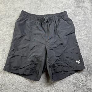 Canari Mens Bike Cycling Shorts Padded Size M Black Cargo Pocket Outdoor Trek